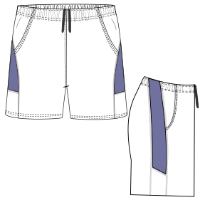 Fashion sewing patterns for MEN Shorts Tennis Short 3023